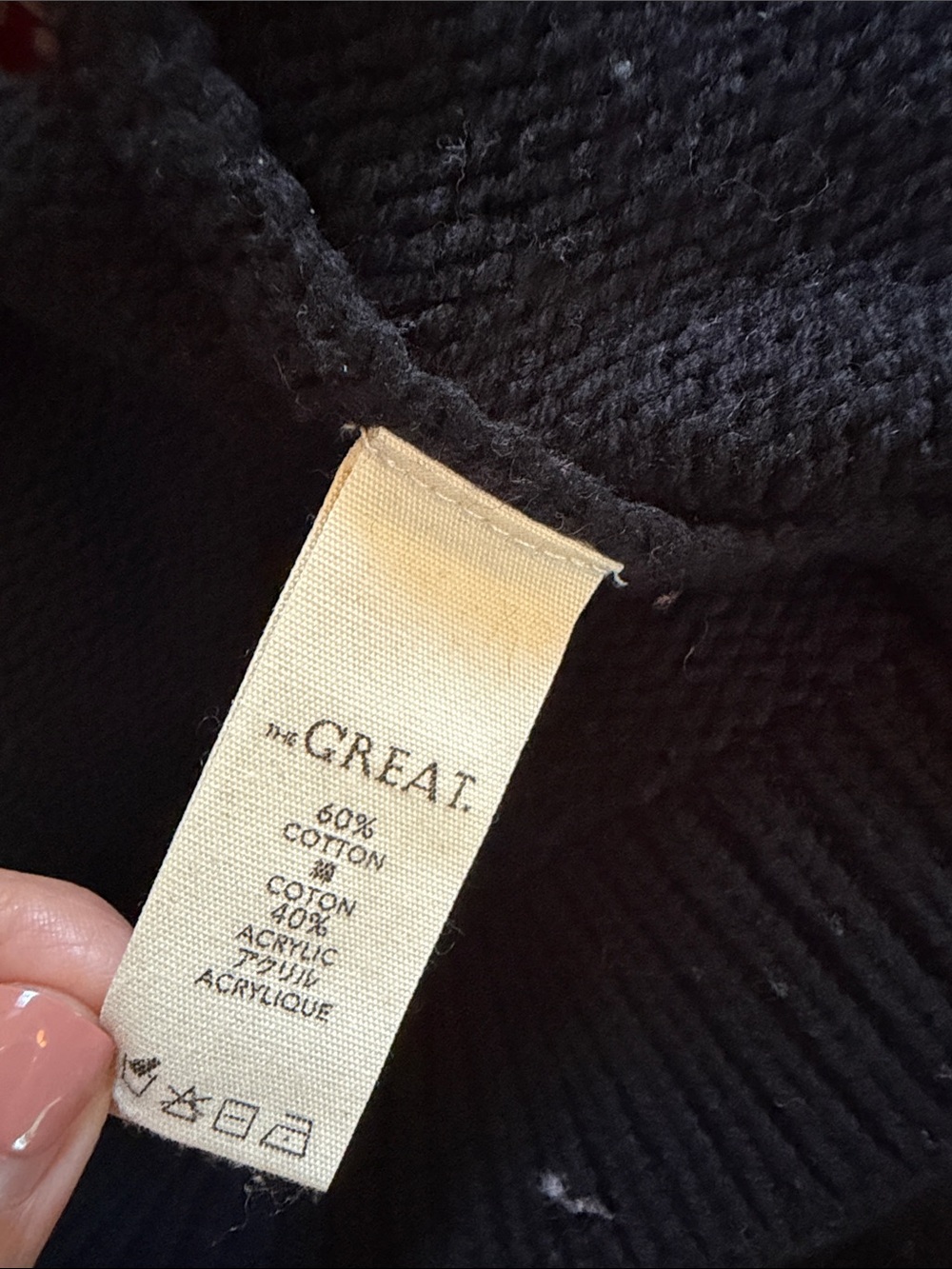 The Great Fair Black Fair Isle Sweater - Picture 4 of 4